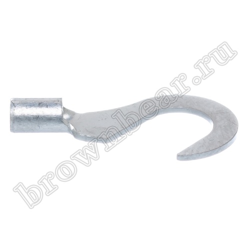 Клемма крюк тип "C" 6.4 мм на провод 0.5 - 1.5 мм², неизолированная, кратно 100шт TC-1.25-6 фото 3