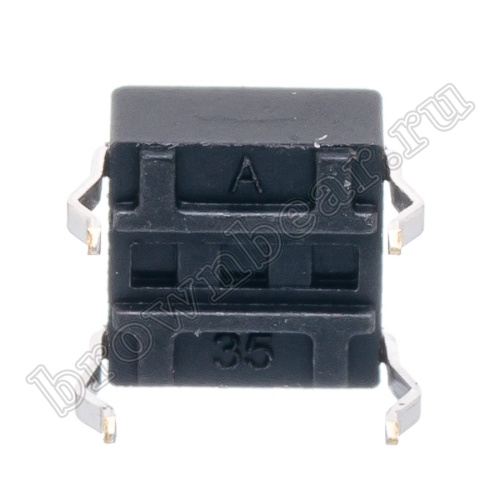 Кнопка тактовая 6х6 мм, h=5 мм, 4 контакта SWT-2-50 фото 6