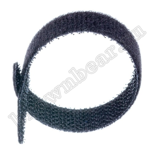 Стяжка (хомут) на липучке 135х12 мм, многоразовая, черная, упаковка 20 шт. MGT-135BK фото 3