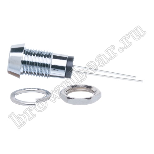 Светодиод в корпусе индикаторный, зеленый, 12.0 mcd фото 5