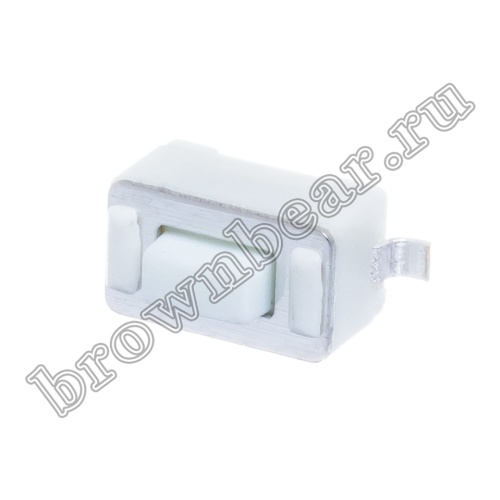 Кнопка тактовая SMD, 6x3.5 мм, h=4.3 мм, 2 контакта SWT-10