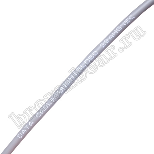 Кабель сигнальный коммуникационный 5 проводов, 28AWG, бухта 50м, неэкранированный, серый SIN YU фото 4