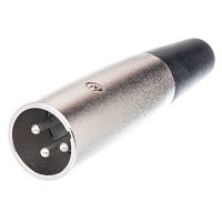 Разъём микрофонный XLR, штекер на кабель, 3 контакта AUD-71