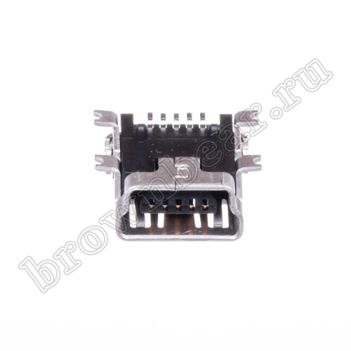 Разъем mini USB, гнездо на плату поверхностный монтаж, 5 контактов USB/M-1J фото 2