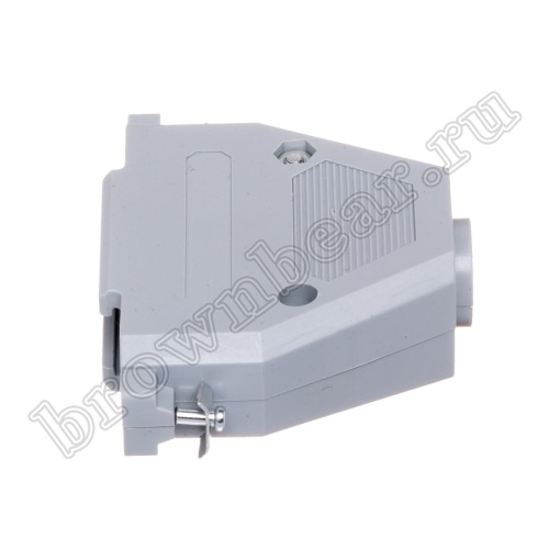 Корпус разъема D-SUB 37 контактов, серый, тип 2 DP-37C фото 2