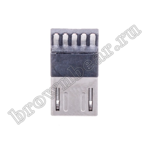 Разъем micro USB, вилка на кабель без корпуса, 5 контактов USB/Mc-SP/2 фото 4