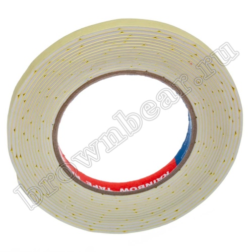 Лента клеящая двухсторонняя 2мм х 10мм  GLS-10 фото 2