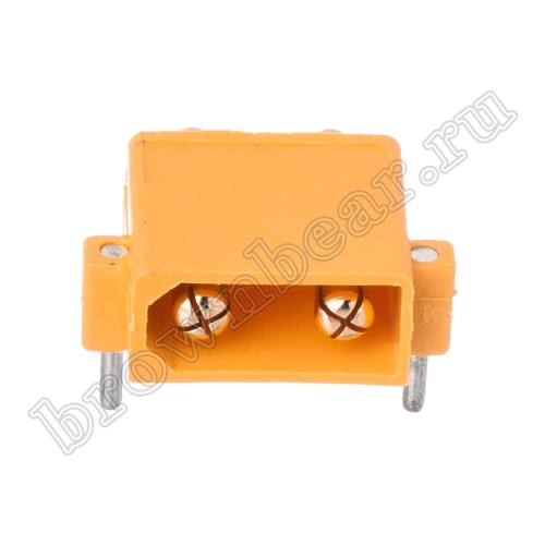 Разъем питания XT30 для АКБ, 2 контакта, штекер на плату угловой XT30PW30-M.G.Y фото 5