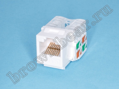 Модуль RJ-45 8P8C кат.5e, Keystone, тип KRONE 