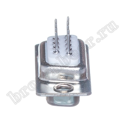 Разъем D-SUB   9 контактов, гнездо на плату, вертикальный DBB-9F фото 5