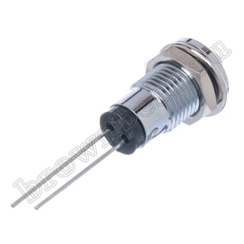 Светодиод 12В в корпусе индикаторный, красный, 12.0 mcd фото 3