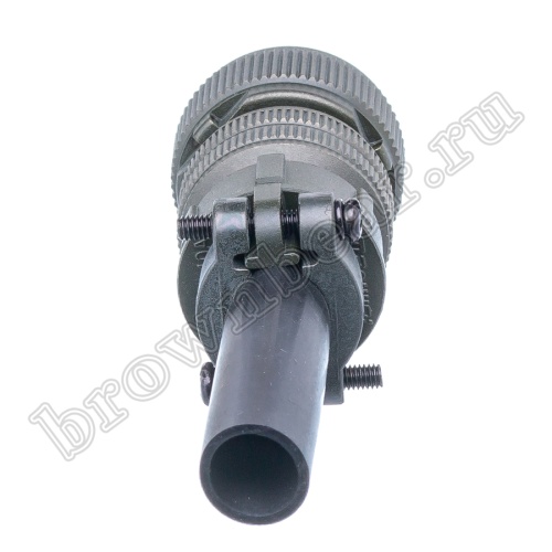 Разъём промышленный круглый MIL-5015 серии MS 10 контактов, вилка на кабель фото 4