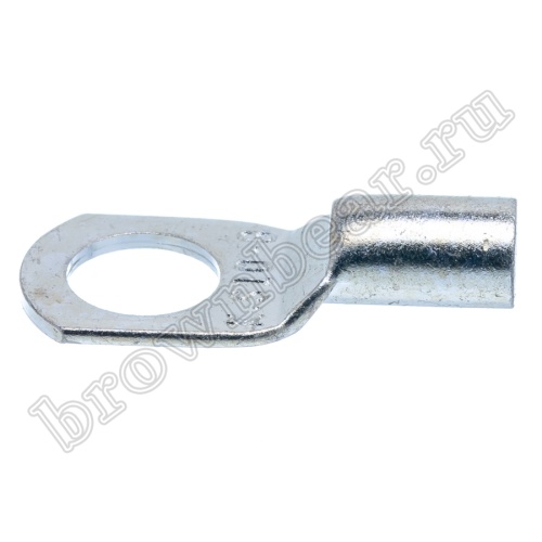 Клемма кольцевая обжимная тип "O" прямоугольная 8.4 мм, на провод 10 мм², неизолированная TRC-10-8 фото 2