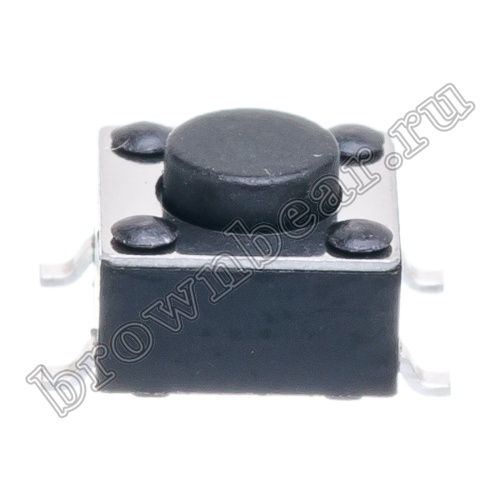 Кнопка тактовая SMD, 6х6 мм, h=4.3 мм, 4 контакта фото 7