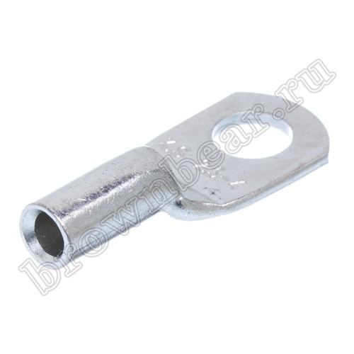 Клемма кольцевая обжимная тип "O" прямоугольная 4.3 мм на провод 1.5 - 2.5 мм², неизолированная, кратно 100шт. TRC-2-4 фото 2