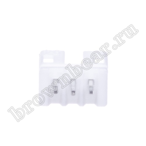 Разъем питания 3 контакта, вилка на плату, шаг 2.0 мм MW-3M фото 4