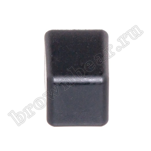 Колпачок квадратный для мини кнопки, черный, тип 2, размер 7.2 х 7.2 х 9.6 мм PSM1-K-2-B фото 4