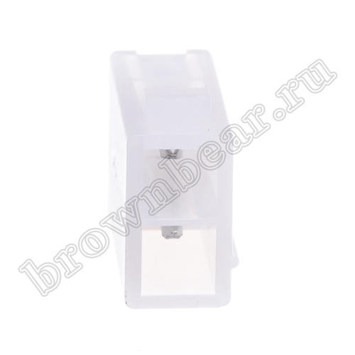 Разъем питания Mini-Fit 2 контакта, вилка на плату, шаг 4,2мм MF-2MA фото 2