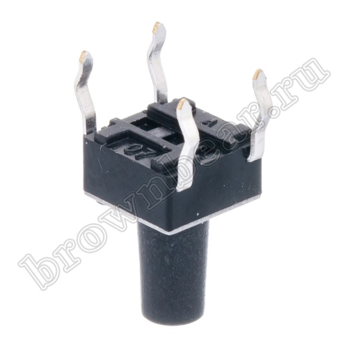 Кнопка тактовая 6х6 мм, h=9.5 мм, 4 контакта SWT-2-95 фото 3