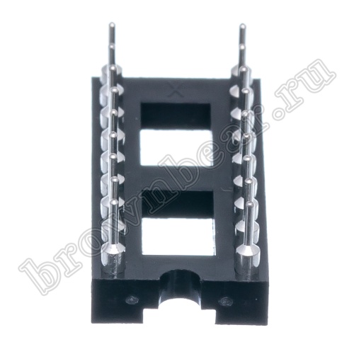 Панелька для микросхем DIP 18 цанговая фото 6