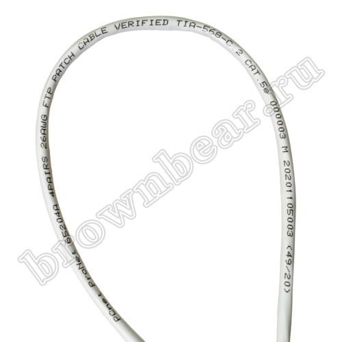 Кабель Витая пара, 4 пары, медный, 5 категории, многожильный, экранированный, серый, PCnet, бухта 305м  PCnet фото 3