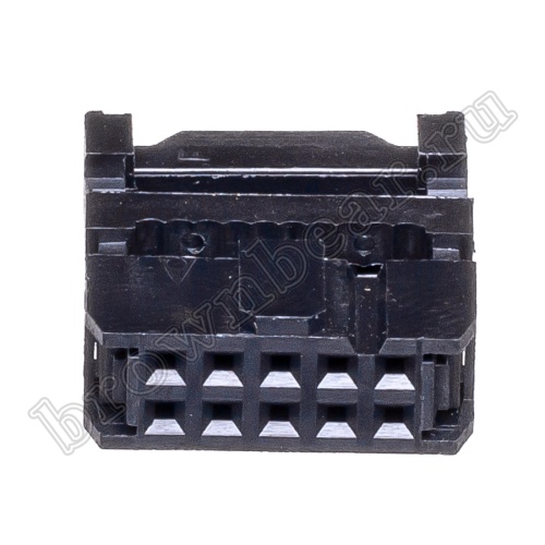 Разъем IDC 2х5 розетка на плоский кабель, шаг 2.54мм IDC-10 фото 2