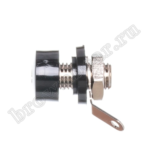 Клемма приборная для разъема Banana, тип 10 (гнездо), черная BP-10B фото 7