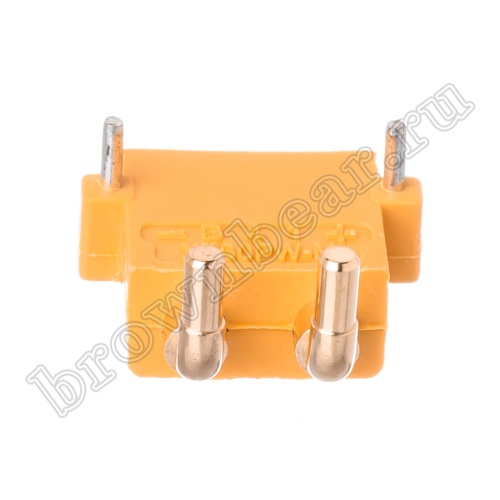 Разъем питания XT30 для АКБ, 2 контакта, штекер на плату угловой XT30PW30-M.G.Y фото 8