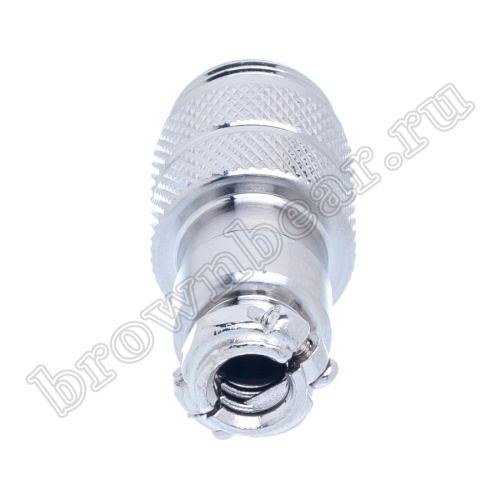 Разъем GX16 (M16) 4 контакта вилка на кабель, наружная резьба AC-M16-4MA фото 3