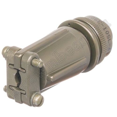 Разъём Amphenol серии MS, 2 контакта, розетка на кабель, тип 10SL, резьбовой MS3106E-10SL-4S фото 4