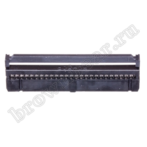 Разъем IDC 2х25 розетка на плоский кабель, шаг 2.54мм IDC-50 фото 4