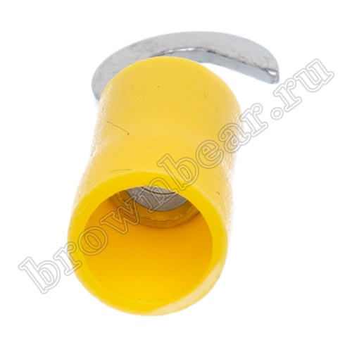 Клемма крюк тип "C" 5.3 мм на провод 4.0-6.0 мм², изолированная, кратно 100шт. TCI-5.5-5 фото 2