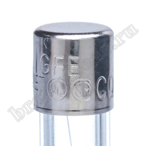 Предохранитель 5х20 мм, цилиндрический, стеклянный, быстрый, 3.15А/250В (GFE) фото 5