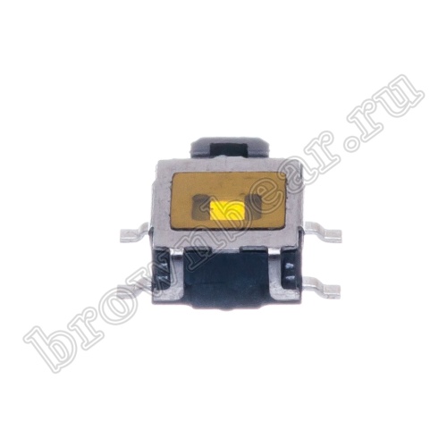 Кнопка тактовая SMD угловая, 6x4 мм, h=7.5 мм, 4 контакта фото 2