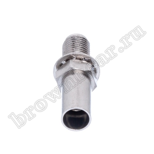 Разъем SMA гнездо на приборный блок RG-58, обжимной, крепление гайка SMA-BC58J2 фото 5