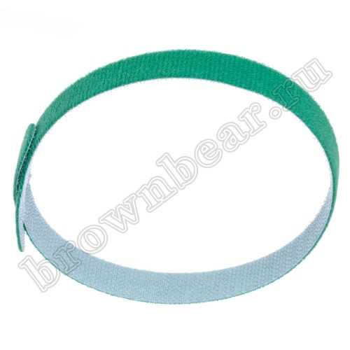 Стяжка (хомут) на липучке 310х16 мм, многоразовая, зеленая, упаковка 20 шт. MGT-310GN фото 7