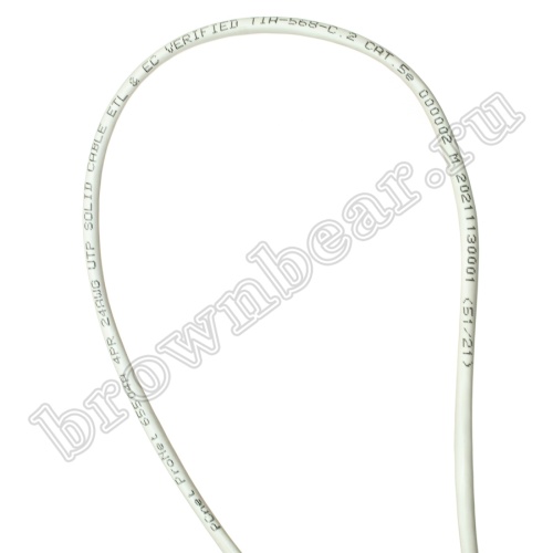 Кабель Витая пара, 4 пары, медный, 5е категория, серый, PCnet, бухта 305м PCnet фото 6