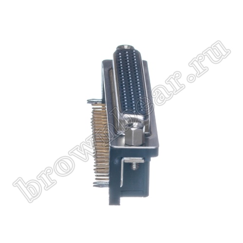 Разъем D-SUB 62 контакта, гнездо на плату, прямой угол DHR-62F фото 6