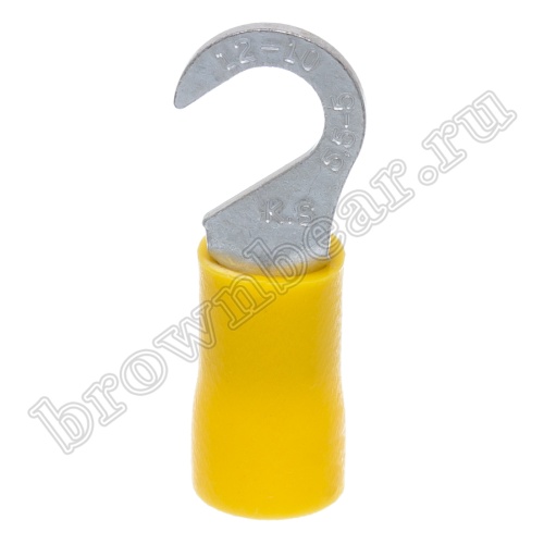 Клемма крюк тип "C" 5.3 мм на провод 4.0-6.0 мм², изолированная, кратно 100шт. TCI-5.5-5 фото 6