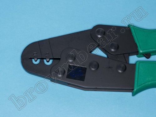 Пресс-клещи (кримпер) для обжима неизолированных клемм на провод 4-8 AWG YYT-9 фото 3