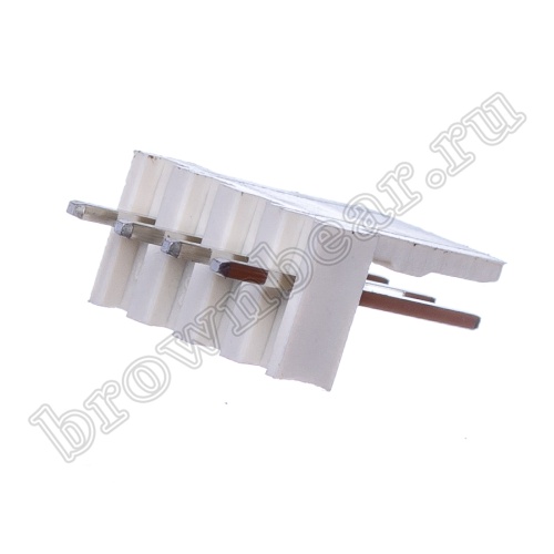 Разъем питания 4 контакта, вилка на плату, шаг 2.54 мм WF-4 фото 7