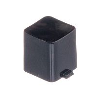 Колпачок квадратный для мини кнопки, черный