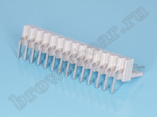 Разъем питания 14 контактов, вилка на плату, прямой угол, шаг 2.54 мм WF-14R фото 3