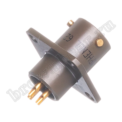 Разъём Amphenol серии 62IN, 3 контакта, вилка на блок, тип 8, байонетный 62IN-12E-8-33P фото 5