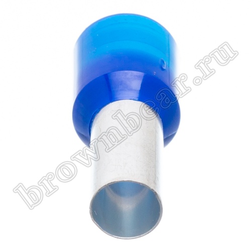 Кабельный наконечник штыревой втулочный изолированный НШВИ 12 мм, под опрессовку на провод 16.0 мм², упаковка 100шт. TIC-16.0-12 фото 2