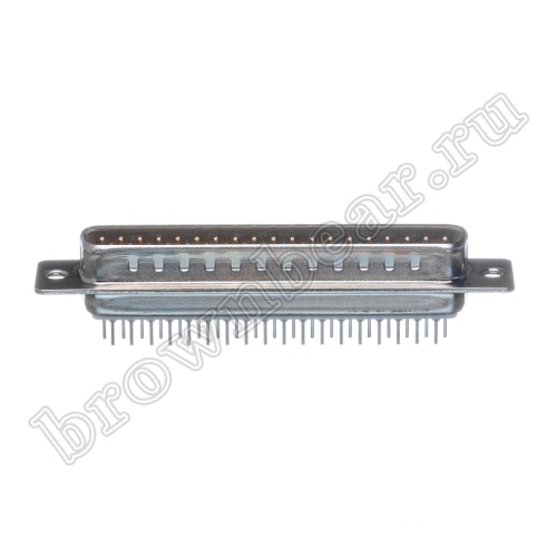 Разъем D-SUB  37 контактов, вилка на плату, вертикальный DBB-37M фото 5