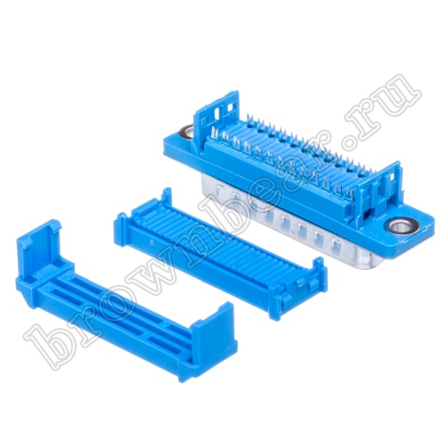 Разъем D-SUB 25 контактов, гнездо на плоский кабель DI-25F фото 4