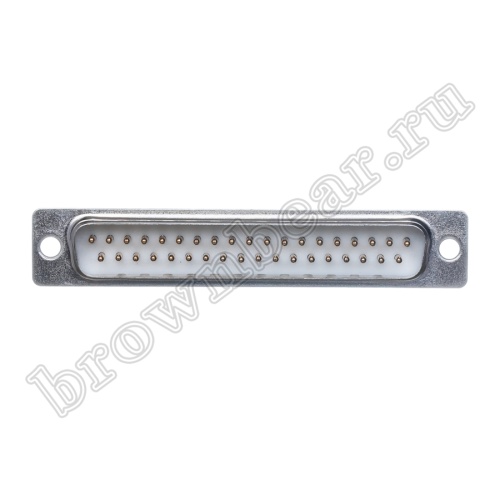 Разъем D-SUB  37 контактов, вилка на плату, вертикальный DBB-37M фото 3