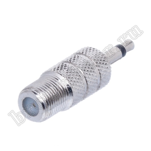 Переходник F гнездо - Аудио 3.5мм штекер, mono FJ/AUD3.5 фото 2