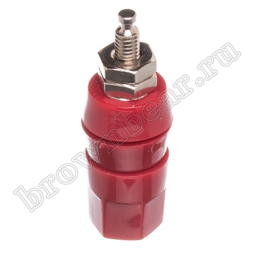 Клемма приборная для разъема Banana, тип 9 (гнездо), красная BP-9R фото 6